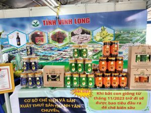 Ngày 21/11/2023 Cơ sở chế biến và sản xuất thuỷ sản Thanh Tân tham gia Hội chợ Xúc tiến Thương mại, sản phẩm Công nghiệp nông thôn và OCOP gắn với Lễ hội Ok Om Bok tỉnh Trà Vinh năm 2023